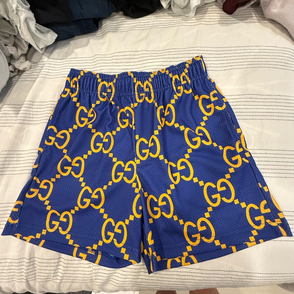 Bravest Studios - LA Mega G Shorts - Blue & Gold Rams - Size Small
